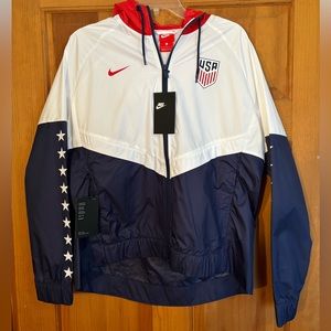 NWT- Nike team USA Olympic Windbreaker